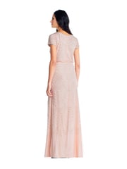Adrianna Papell Blouson Beaded Dress - Image 2 of 2