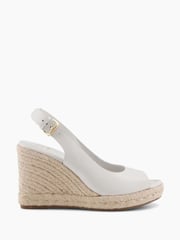 Dune London Kimmy Wedge Heel Sling Back Sandals - Image 1 of 6
