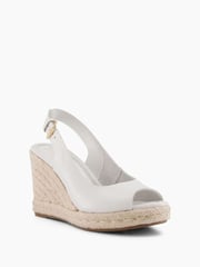 Dune London Kimmy Wedge Heel Sling Back Sandals - Image 3 of 6