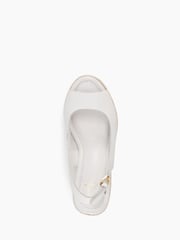 Dune London Kimmy Wedge Heel Sling Back Sandals - Image 5 of 6