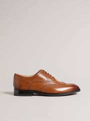 Ted Baker Brown Formal Leather Amaiss Brogue Shoes - Image 1 of 4