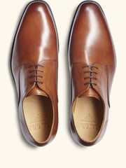 MOSS Tan Alberta Performance Leather Derby Shoes - Image 2 of 4