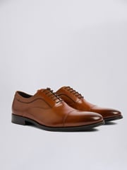 MOSS Tan John Guildhall Oxford Shoes - Image 1 of 5