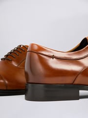 MOSS Tan John Guildhall Oxford Shoes - Image 4 of 5