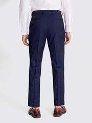 MOSS Ink Blue Stretch Suit: Trousers - Image 2 of 4