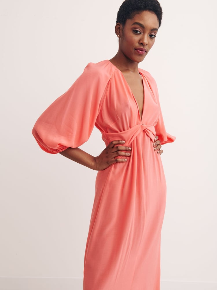 Nobody's Child Lolita Pink Midi Dress - Image 4 of 4