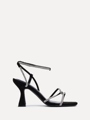 Linzi Black Entice Diamante Embellished Strappy Heeled Sandals - Image 2 of 5