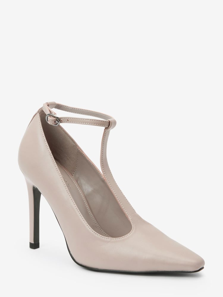 Taupe Forever Comfort T-Bar Court Heels - Image 2 of 4