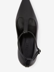 Black Forever Comfort T-Bar Court Heels - Image 4 of 5