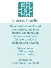aden + anais White Large Muslin Jungle Jam 100% Cotton Blankets 2 Pack - Image 4 of 10