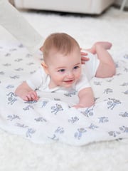 aden + anais White Large Muslin Jungle Jam 100% Cotton Blankets 2 Pack - Image 9 of 10