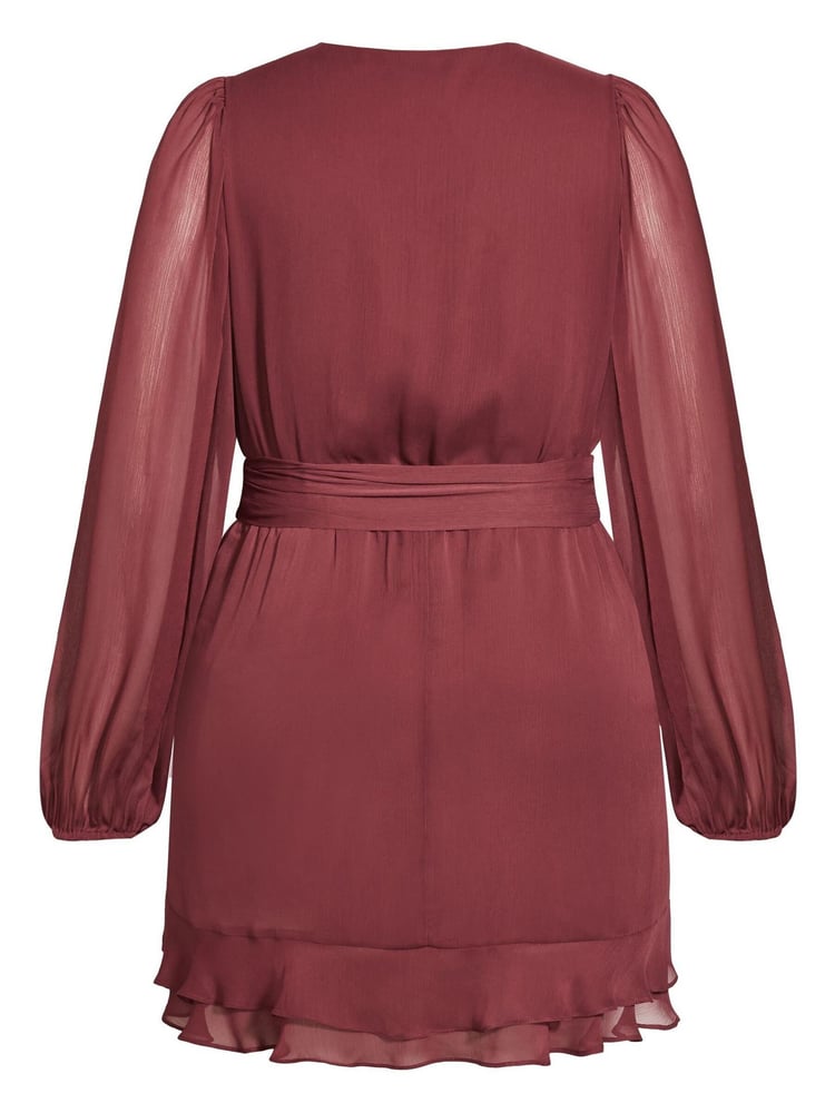 City Chic Pink Delicate Fling Dress - Image 4 of 4