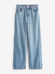 Mid Blue Loose Wide Leg Jeans - Image 6 of 7