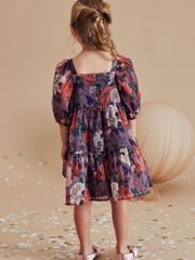 Pink Rose Tiered Organza Dress (3-16yrs) - Image 2 of 7