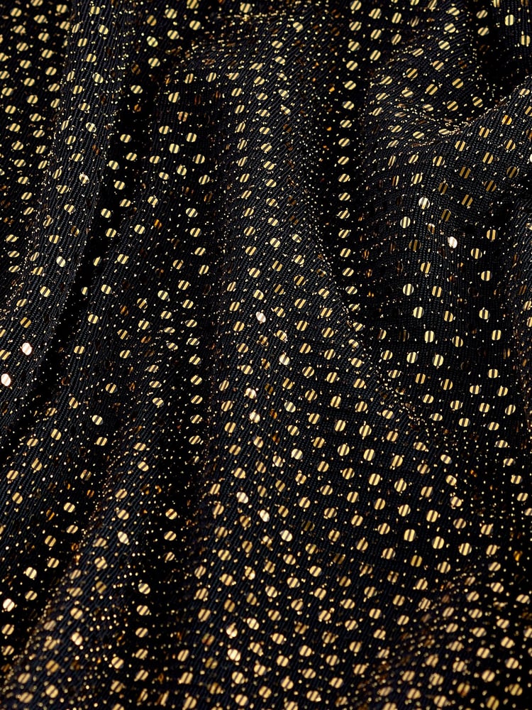 Gold Sequin Midi Dress - Image 6 of 6