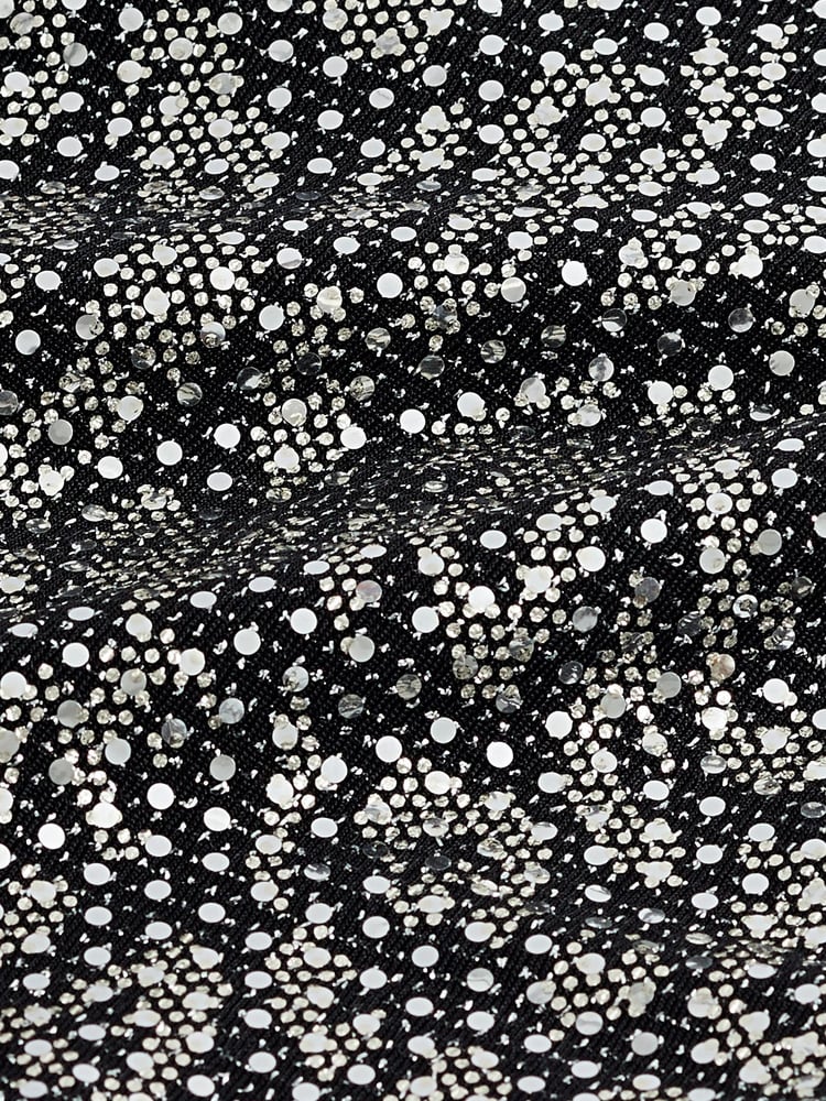 Silver Leopard Flared Sequin Trousers - Image 7 of 7