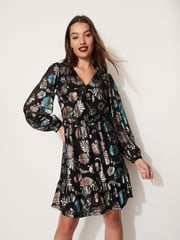 Teal Blue Tea Dress - Image 1 of 8