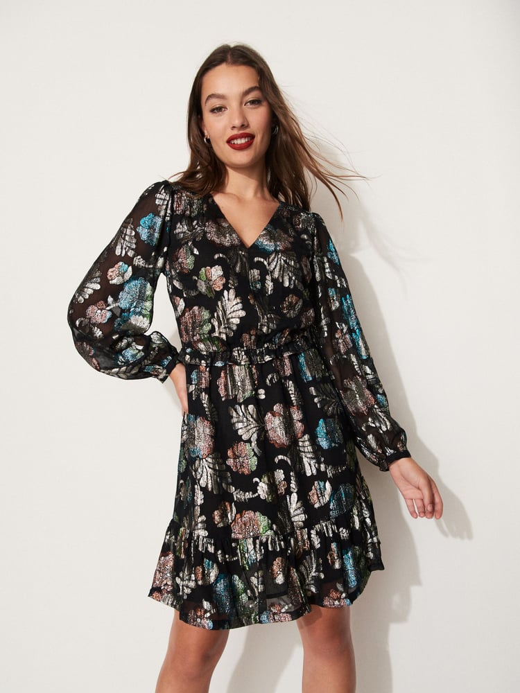 Teal Blue Tea Dress - Image 1 of 8