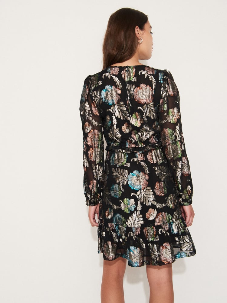 Teal Blue Tea Dress - Image 2 of 8
