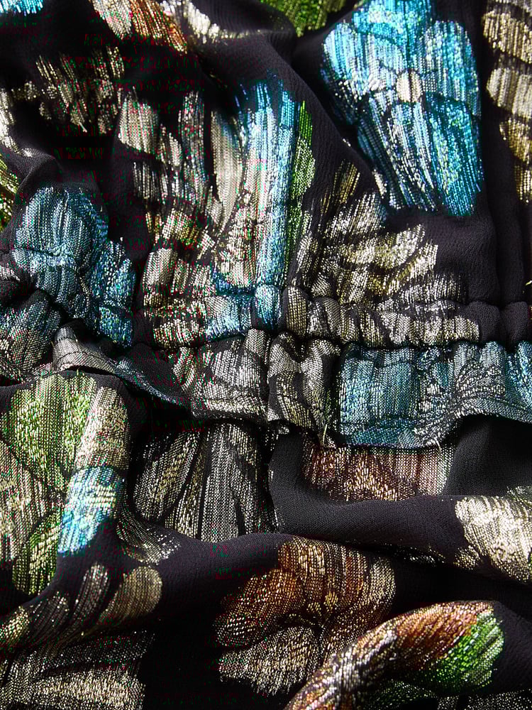 Teal Blue Tea Dress - Image 8 of 8
