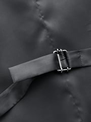 Grey Wool Blend Textured Suit: Waistcoat - Image 8 of 11
