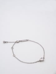 Ted Baker Silver Tone HANSAA: Crystal Heart Adjustable Bracelet - Image 3 of 7