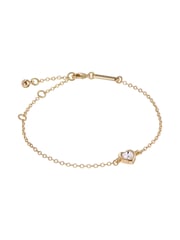 Ted Baker Gold Tone HANSAA: Crystal Heart Adjustable Bracelet - Image 6 of 8