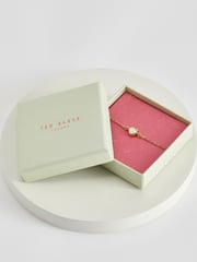 Ted Baker Gold Tone HANSAA: Crystal Heart Adjustable Bracelet - Image 8 of 8
