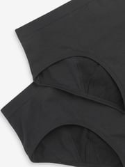 Black Briefs 2 Pack Teen Heavy Flow Period Pants (7-16yrs) - Image 4 of 4