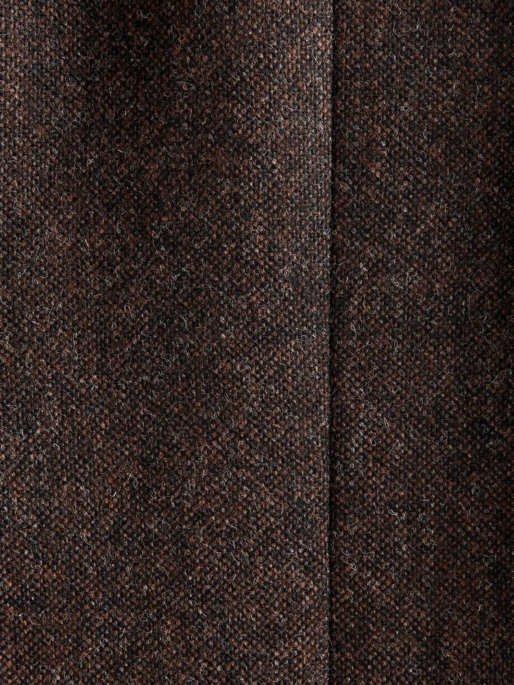 Brown Signature Moons British Wool Textured Blazer With Elbow Patches - Image 14 of 14