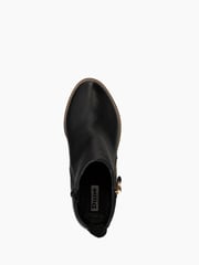 Dune London Black Wide Fit Paicey Zip-Up Ankle Boots - Image 4 of 5