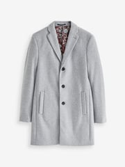Light Grey Epsom Smart Overcoat - Image 7 of 13