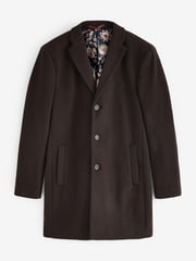 Dark Brown Next Epsom Coat - Image 1 of 7