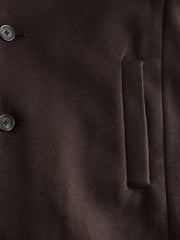 Dark Brown Next Epsom Coat - Image 6 of 7