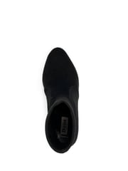 Dune London Black Wide Fit Optical Stretch Sock Boots - Image 7 of 8