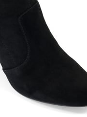 Dune London Black Wide Fit Optical Stretch Sock Boots - Image 8 of 8