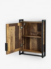 Natural Bronx Sliding Door Single Mirror Cabinet - Image 5 of 6