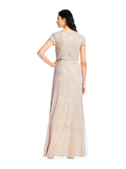 Adrianna Papell Blouson Beaded Dress - Image 2 of 3