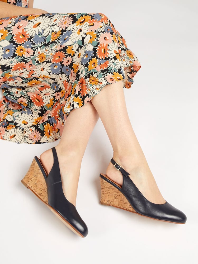 Jones Bootmaker Zahra Leather Wedges - Image 1 of 6