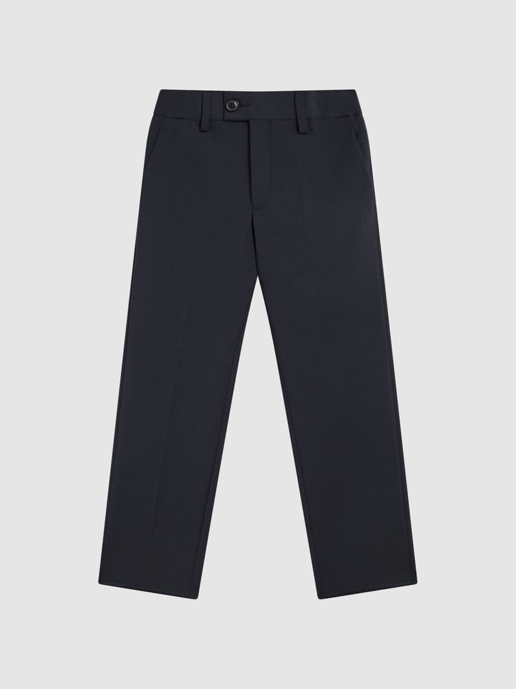 Reiss Navy Hope Junior Modern Fit Mixer Trousers - Image 2 of 6