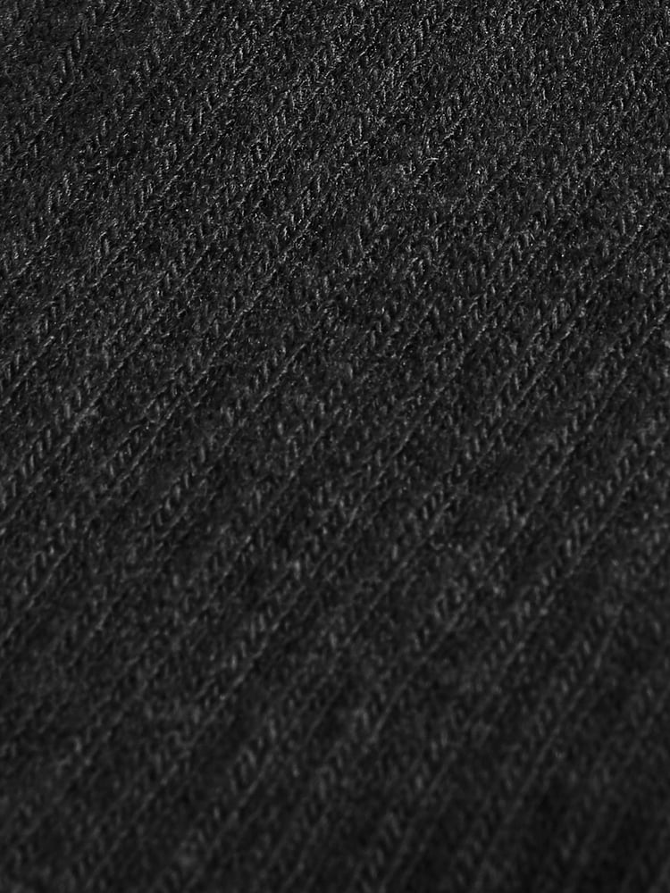 Black 5 Pack Cotton Rich Cushioned Footbed Ribbed Socks - Image 3 of 3