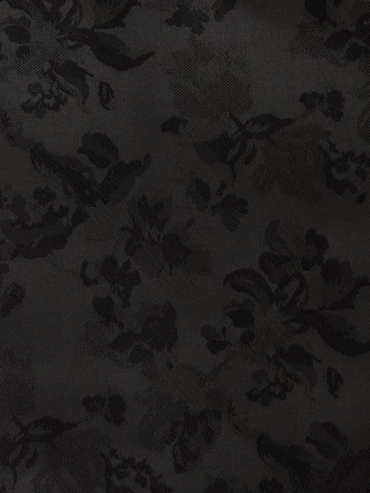 Black Jacquard Tuxedo Suit: Jacket - Image 9 of 9