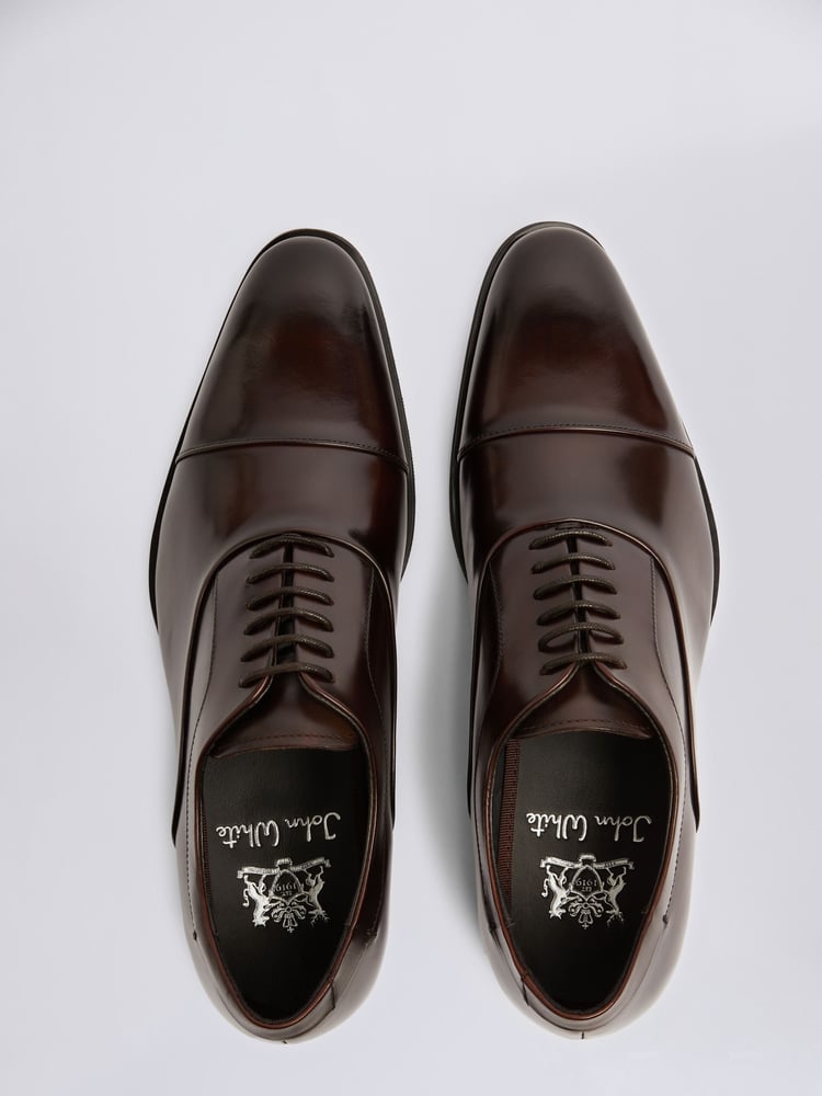 MOSS Brown John Guildhall Oxford Shoes - Image 2 of 4