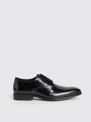 MOSS Black Alberta Performance Leather Derby Shoes - Image 1 of 6