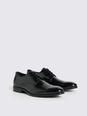 MOSS Black Alberta Performance Leather Derby Shoes - Image 2 of 6