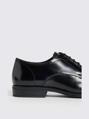 MOSS Black Alberta Performance Leather Derby Shoes - Image 6 of 6