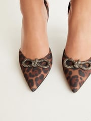 Animal Next Forever Comfort® Slingback Bow Heels - Image 4 of 9