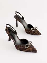Animal Next Forever Comfort® Slingback Bow Heels - Image 6 of 9