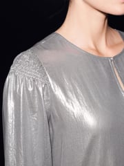 Silver Next Long Sleeve Deep Cuff Top - Image 4 of 5