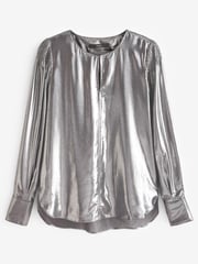 Silver Next Long Sleeve Deep Cuff Top - Image 5 of 5
